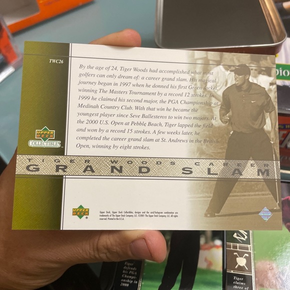 Wheaties TIGER WOODS Cereal Box And Mini Box Limited Edition 24K Gold Signature - Picture 15 of 16